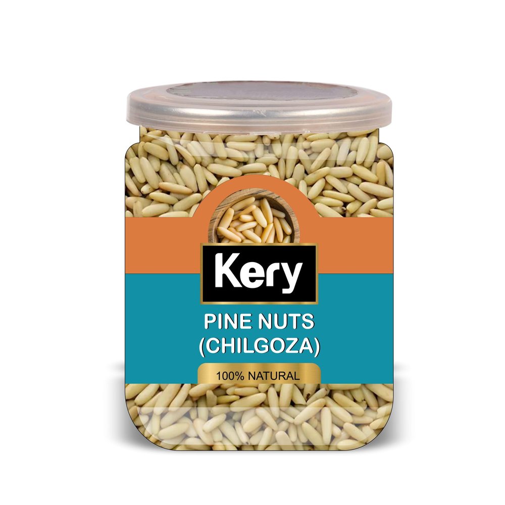 KARY Pine Nuts (Chilgoza) 100 Gram Airtight Container