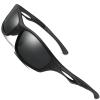 willochra Full Lens Reading Sunglasses for Men's & Women with UV Protection Lens Outdoor Cycling Driving Sports Readers F25 (BLACK, 3.75, x) view 1