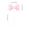 10pcs Bow Cake Topper Bowknot Cupcake Toppers Cake Dessert Picks Decoration For Baby Shower Birthday Wedding Party Supplies (10 pcs Pink) view 2