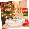 HOLIDYOYO 10pcs God Bless Baptism Confetti Paper Plates First Communion Dessert Dinnerware Disposable Dish Set view 4