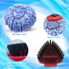 2 Pack Spin Mop Heads Replacement Compatible with O Cedar RinseClean 2 Tank, Upgraded Scrub Brush,4 Section Mop Handle and 1 Base Combo Set, Microfiber Replace Head Refill view 3