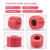 Nuhikap 3pcs Copper Pipe Cleaner Set 1/2 Inch, 3/4 Inch and 1 Inch Copper Tube Brush Plumbing Cleaning Brush Easy Install Easy to Use view 4
