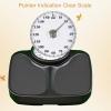 Mechanical Weight Scale, All-Steel Body, No Batteries Required, Weigh Up to 160Kg, Easy to Read Rotating Dial, Sturdy Platform, for Home School Hospital Gym view 4