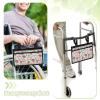 Bivxisrvo Cute Strawberry Wheelchair Armrest Side Hanging Storage Bag Basket for Walkers for Seniors, Multi Pockets Folding Walker Basket Tote Bag, Wheelchair Accessories for Wheelchair, Rollator view 4