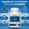 Well of Life: Colon Cleanse: Aloe Vera, Cascara Sagrada, Rhubarb Root, Bentonite. Helps in Digestion, Helps Relieves Constipation. 700mg | 60 Vegetarian Capsules. Vegan, Non-GMO. USA-Made. view 3