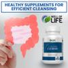 Well of Life: Colon Cleanse: Aloe Vera, Cascara Sagrada, Rhubarb Root, Bentonite. Helps in Digestion, Helps Relieves Constipation. 700mg | 60 Vegetarian Capsules. Vegan, Non-GMO. USA-Made. view 4