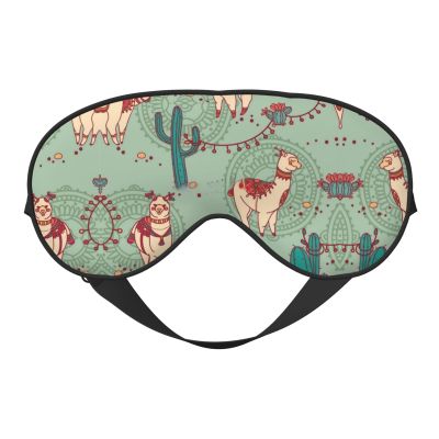 SSIMOO Llamas Sleep Mask-Adjustable,Breathable,Fashionable Eye Mask For A Comfortable Sleep Experience