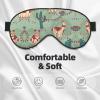 SSIMOO Llamas Sleep Mask-Adjustable,Breathable,Fashionable Eye Mask For A Comfortable Sleep Experience view 3