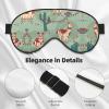 SSIMOO Llamas Sleep Mask-Adjustable,Breathable,Fashionable Eye Mask For A Comfortable Sleep Experience view 4