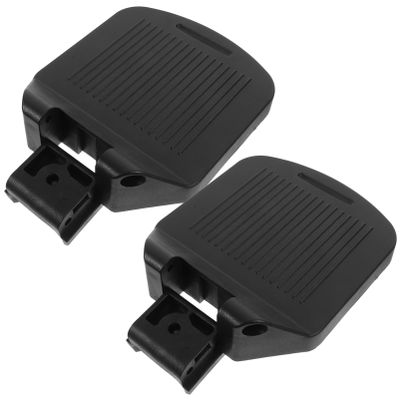 Gogogmee 2pcs Adjustable Wheelchair Foot Pedal Leg Elevation Heavy Duty Footplate Hook for Wheelchair Accessory