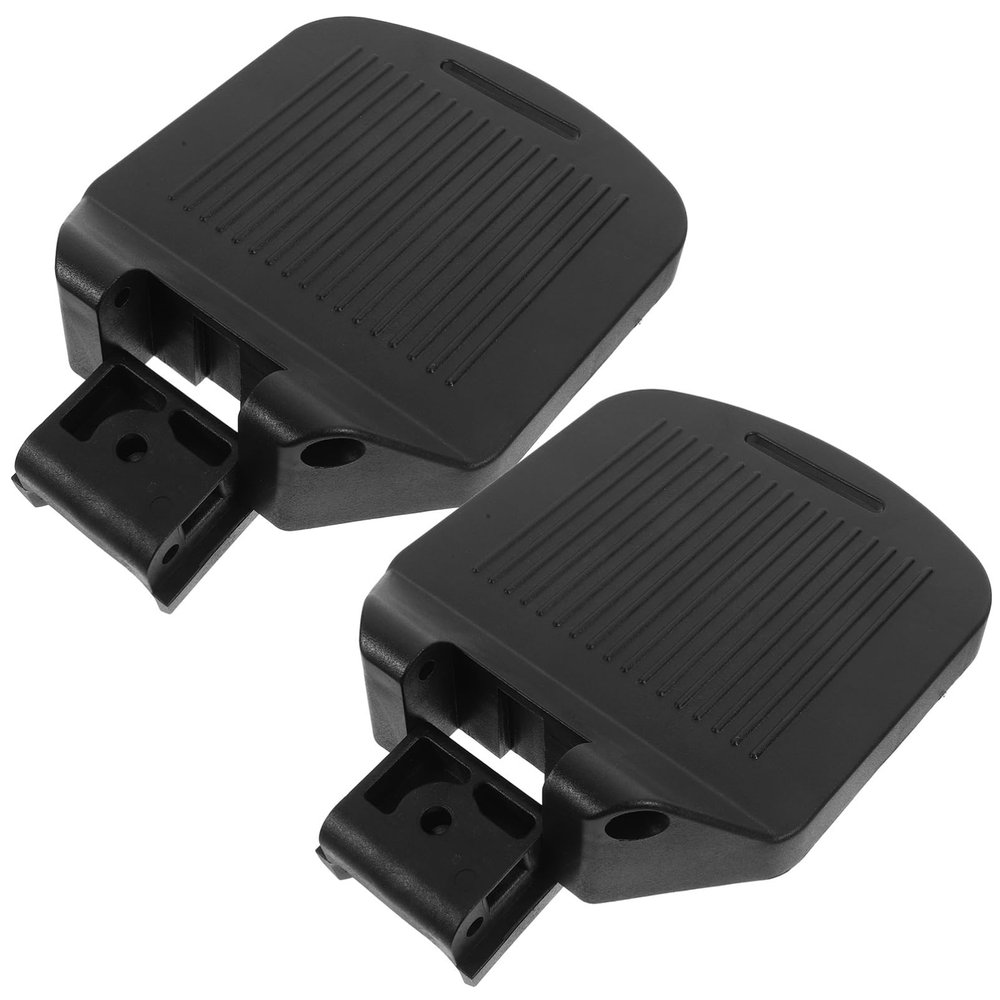 Gogogmee 2pcs Adjustable Wheelchair Foot Pedal Leg Elevation Heavy Duty Footplate Hook for Wheelchair Accessory