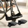 Gogogmee 2pcs Adjustable Wheelchair Foot Pedal Leg Elevation Heavy Duty Footplate Hook for Wheelchair Accessory view 3