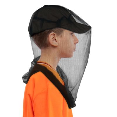 South to East Premium Kids Mosquito Head Net for Insect, 2 Pack, Fly & Bug Protection | Ultra Large & Long, Extra Fine Holes for Camping, Hiking, Fishing, Safari, Fits All Hats for 5-12 yrs Children