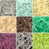 Valentine's Day Gift Wrapping Crinkle Cut Paper Shred Basket Grass Filler Shredded Paper for Gift Baskets Recyclable Packing Filling Confetti Raffia for Birthday Wedding Party 150g/5.3oz, Purple view 2
