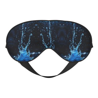 SSIMOO Tranquil Water Sleep Mask-Adjustable,Breathable,Fashionable Eye Mask for A Comfortable Sleep Experience, Black