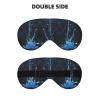 SSIMOO Tranquil Water Sleep Mask-Adjustable,Breathable,Fashionable Eye Mask for A Comfortable Sleep Experience, Black view 2