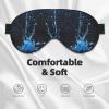 SSIMOO Tranquil Water Sleep Mask-Adjustable,Breathable,Fashionable Eye Mask for A Comfortable Sleep Experience, Black view 3