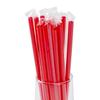 AmerCare 7.75 Inch Giant Red Poly Wrapped Straws, Case of 12,000 view 3
