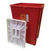 18gal (1PK) and 5.4qt (4PK with Wall Mount) Mail-in Take Back Sharps Containers with Destruction Services for Safe & Environmentally-Responsible Needle Disposal view 2