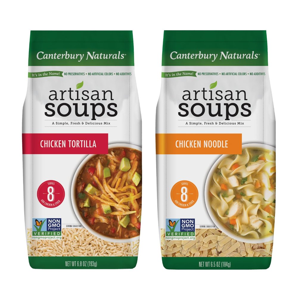 Artisan Soup Mix, Tortilla & Chicken Noodle Soup Mix, Non-FMO (Variety Pack)