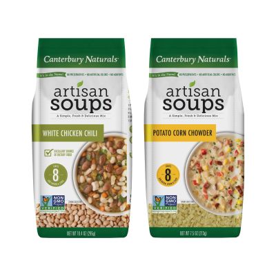 Canterbury Naturals Artisan Soup Mix, White Chicken Chili & Potato Corn Chowder, Non-GMO (Variety Pack)