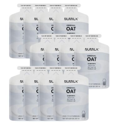 Numilk Pouches 12-Pack - Original Oat - Creamy Plant-Based Milk in Seconds - Easy-to-Use with Numilk Nut Milk Maker Machine - Dairy-Free, One Pouch Makes 32oz