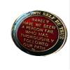 11 Year AA Founders Medallion Black Tri-Plate Sobriety Chip view 2