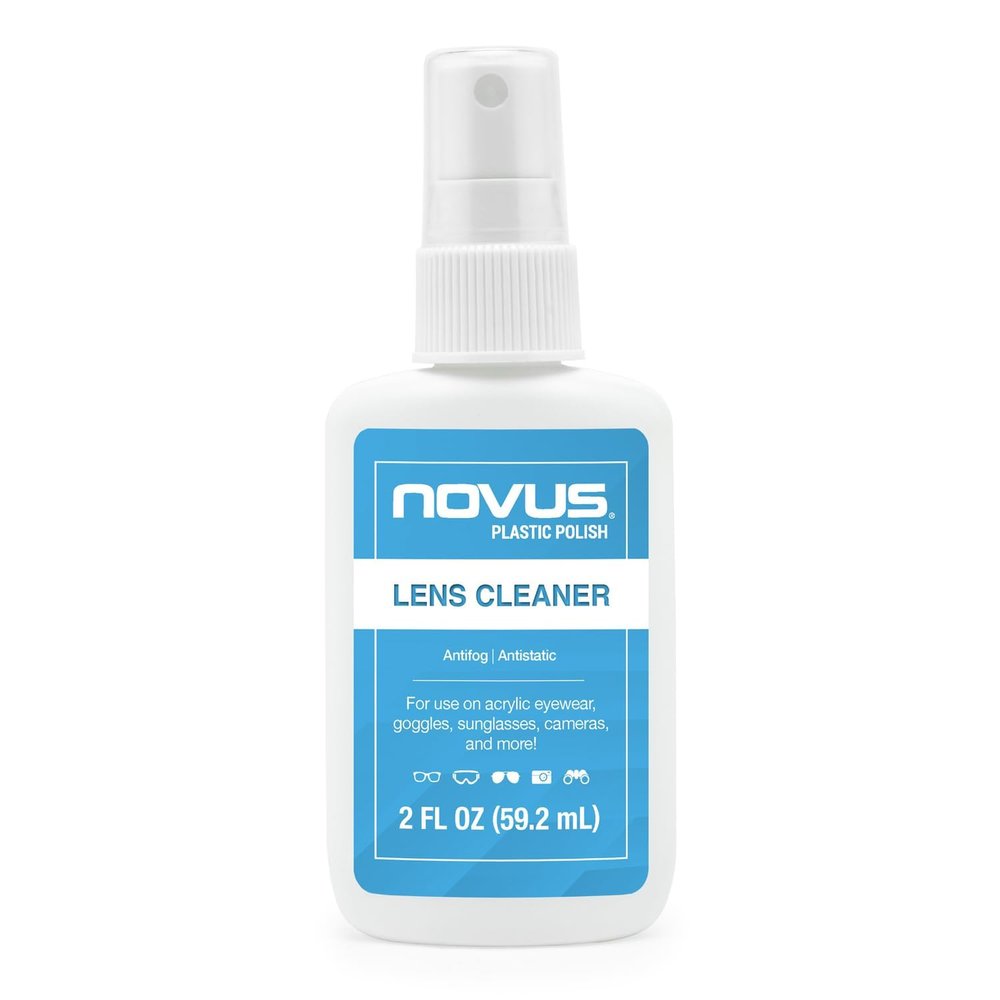 Novus Plastic Polish | Lens Cleaner | Apply on Glasses, Goggles, Camera Lenses, Binoculars, and More (6 Pack)