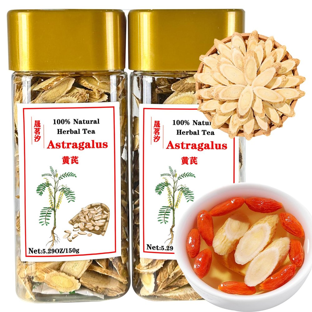 Astragalus membranaceus Astragalus Slice Natural Astragalus Root Huang Qi Astragalus Root Slices 10.5oz/300g Chinese Herbal Tea No Addition  