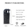 Magic Dual Flame Crocodile Lighter, Torch & Soft Flame Creative Windproof Croc Torch Lighter, Cool Dual Jet Flame Butane Lighter, Refillable Butane Lighter for Outdoor Indoor (Black) view 2