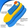 3ANGNI Arch Support Orthotic Insoles for Plantar Fasciitis, 220+lbs Heavy Duty High Arch Flat Feet Orthopedic Inserts, Over-Pronation Foot Pain Insoles for Work Boot Standing All-Day Men Women view 4