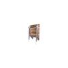 HomeStock Wall Mount Foldable Shower Seat - Natural Teak Wood Bench - Bathroom Seating - Space Saving Design view 2