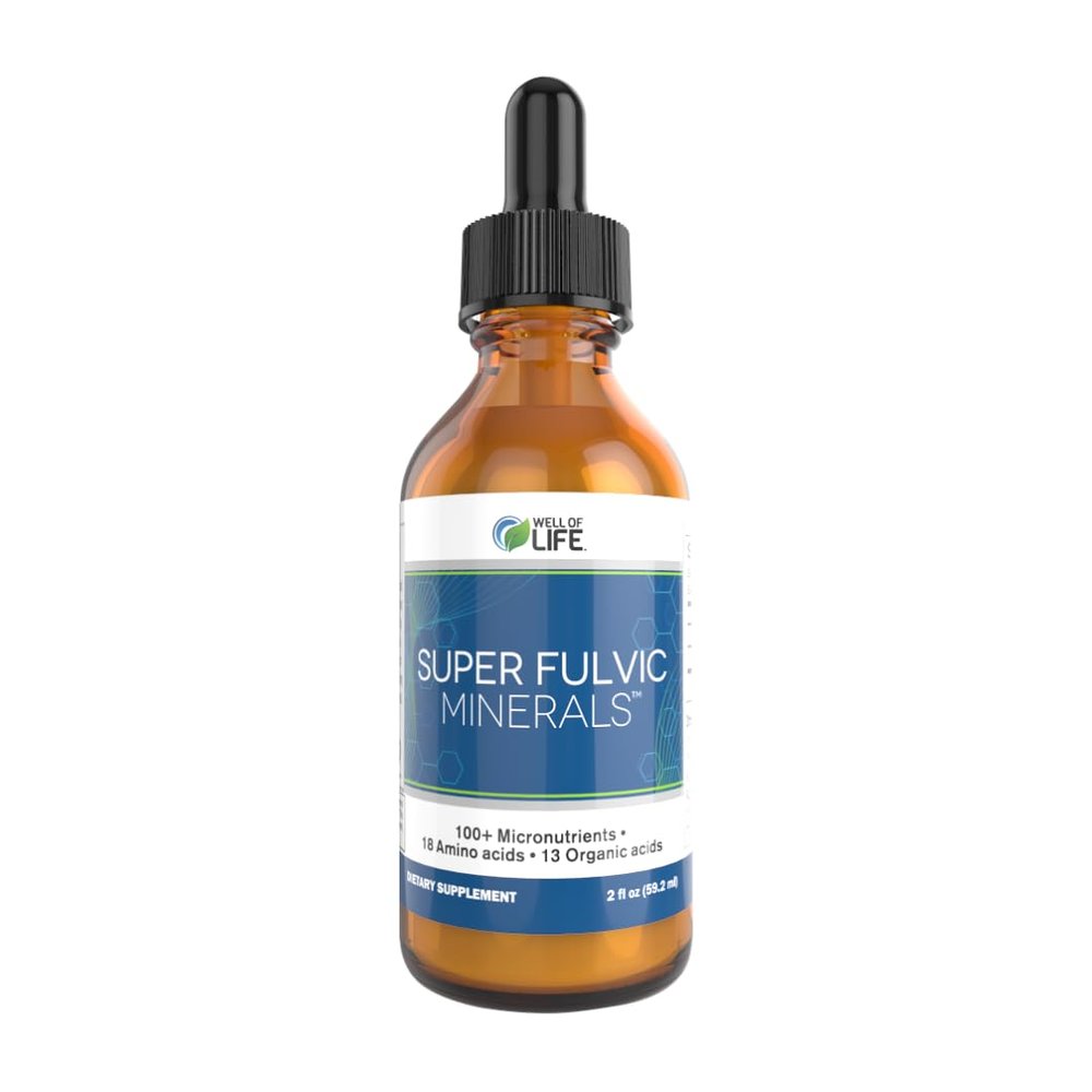 Super Fulvic Minerals: Herbal Detox - 2 oz. | 128 Servings. Nutrient-Rich Formula for Enhanced Absorption, Gut Health Support, and Antioxidant Protection. Made in USA.