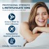 L-MethylFolate 15mg & Methyl B12 Gummies, Methylated B1, B2, B6 Multivitamins - Active 5-MTHF & High Absorption - Supports MTHFR Gene, Cognition, Homocysteine Levels, Folate Metabolism, Vegan, 120 Cts view 3