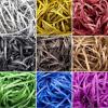 Shredded Paper for Gift Baskets Glitter Crinkle Cut Paper Shred Filler Metallic Basket Grass Recyclable Confetti Raffia Tissue for Gift Box Wrapping Wedding Birthday Easter 150g/5.3oz, Black view 4