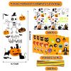 Halloween Cellophane Treat Bags, 100 pcs Clear Halloween Goodie Bags with Twists Ties, 4 Styles Halloween Cellophane Candy Bags with Gift Tag for Kids Halloween Treat or Trick Party Supplies view 2