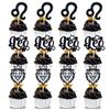12Pcs Leo Cupcake Topper, Big Leo Energy/Cancer Season, 12 Constellation July/August Birthday Cupcake Decoration, Horoscope Astrology Birthday Party Supplies, Black Glitter view 1