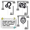 12Pcs Leo Cupcake Topper, Big Leo Energy/Cancer Season, 12 Constellation July/August Birthday Cupcake Decoration, Horoscope Astrology Birthday Party Supplies, Black Glitter view 2
