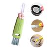 3 in 1 Cup Lid Cleaning Brush, Multifunctional Portable Rotatable Cleaning Brush Cup Lid Cleaner for Baby Bottle view 1