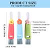 3 in 1 Cup Lid Cleaning Brush, Multifunctional Portable Rotatable Cleaning Brush Cup Lid Cleaner for Baby Bottle view 2
