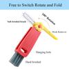 3 in 1 Cup Lid Cleaning Brush, Multifunctional Portable Rotatable Cleaning Brush Cup Lid Cleaner for Baby Bottle view 3