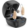 Hearing Aids for Seniors Rechargeable with Noise Cancelling, Hearing Amplifier with 5 Levels of Volume Adjustmen, Simple to Operate and Hear Clear Sound view 1