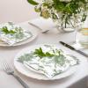 200Pack Sage Green Floral Cocktail Napkins Disposable Wedding Paper Napkin Decorative Green & White Hydrangea Flower Guest Hand Towel Fancy Dinner Napkin for Bridal Baby Shower Birthday Party Supplies view 3