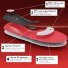 240+Ibs Plantar Fasciitis Insoles,High Arch Support Inserts for Men Women,Heavy Duty Support for Orthotics Inserts,Flat Feet Insoles (M(Men 9-10.5/Wmoen 10-11.5)) view 3