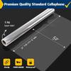 Vanhench 50 ft Clear Cellophane Wrap, 32" x 50' Folded 3Mil Thick Cellophane Wrap Roll for Gift Basket Treats Bouquet Flower Wrapping, Clear Plastic Wrap Valentines Easter Wrapping Paper (32" fold into 16") view 2