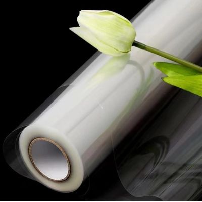 Vanhench Clear Cellophane Wrap, 16" x 200' 3Mil Thick Cellophane Wrap Roll for Gift Basket Treats Goodie Bouquet Flower Wrapping, Clear Plastic Wrap for Gifts Table Covering Packing Supplies
