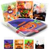 Artby7 100 Pack 4''x4'' Halloween Treat Bags for Candy or Cookies, Self Adhesive Small Candy Snake Goodie Bags for Halloween Party Favor and Gift Packing, Trick or Treat Bags view 1