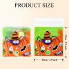 Artby7 100 Pack 4''x4'' Halloween Treat Bags for Candy or Cookies, Self Adhesive Small Candy Snake Goodie Bags for Halloween Party Favor and Gift Packing, Trick or Treat Bags view 3