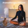 200ml Essential Oil Diffuser for Home, Wood Grain Cover Aromatherapy Diffuser, Cool Mist Humidifier with Safe Auto Shut-Off and 2 Mist Modes & 7 Color LED Night Lights for Office Room (VASE01) view 3