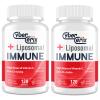 CyberCerix Liposomal Immune Support Supplement for Adults, Complex with L-Lysine 1,500mg, Vitamins, Minerals & Herbal Extracts, Comprehensive Daily Wellness Blend for Men & Women - 240 Capsules view 1